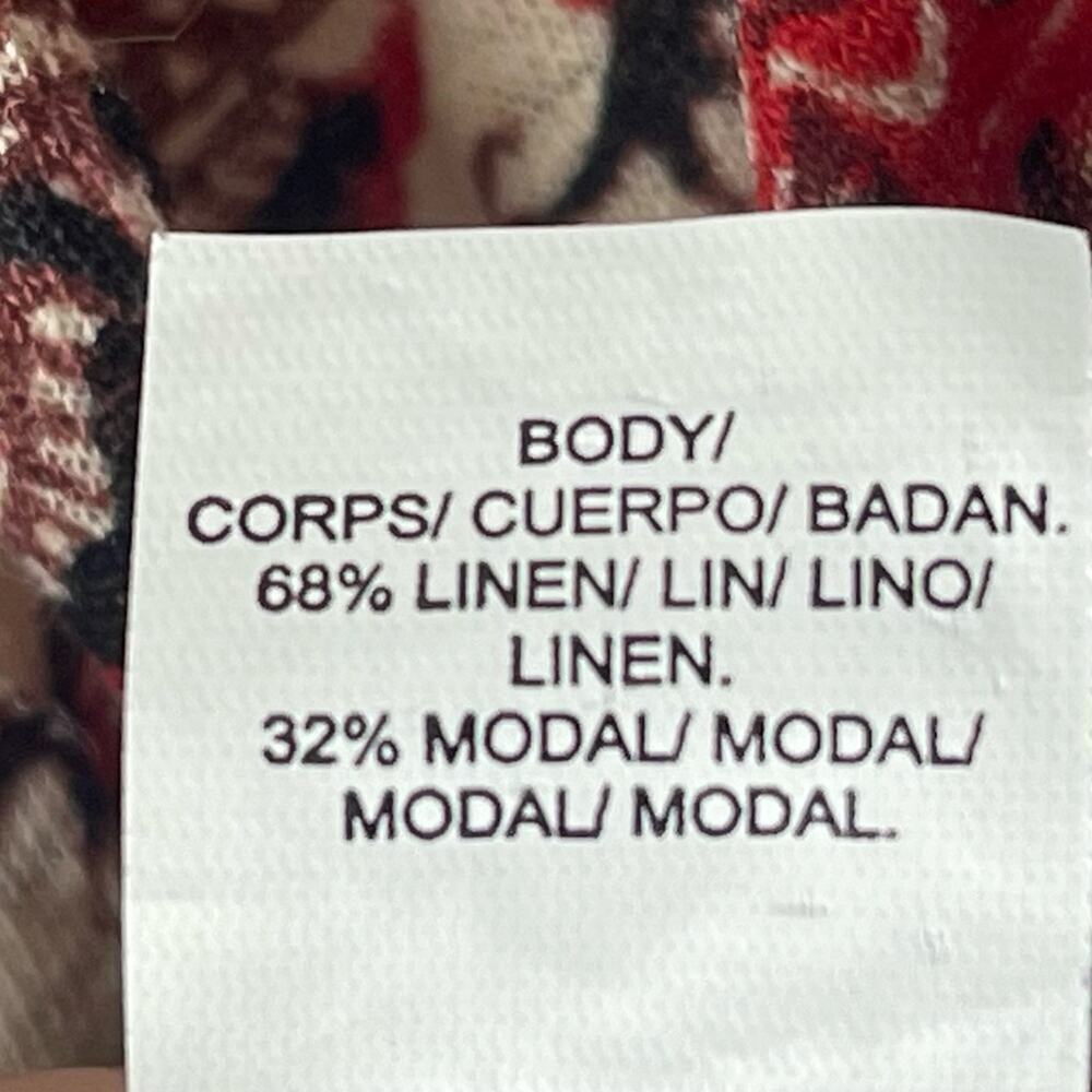 Madewell Multicolor Boho Peasant Festival Top, Relaxed, Summer, Weekend, M - Picture 8 of 8